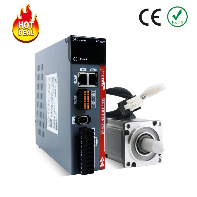 Ethercat AC servo motor 600W 3000rpm 1.91nm a kit